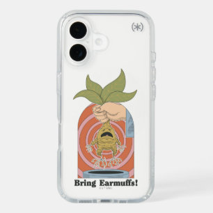 "Bring Earmuffs!" Screaming Mandrake Graphic iPhone 16 Case