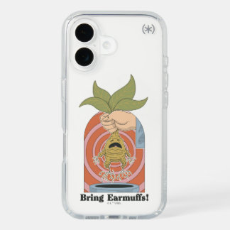 "Bring Earmuffs!" Screaming Mandrake Graphic iPhone 16 Case
