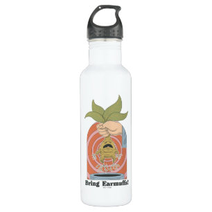 "Bring Earmuffs!" Screaming Mandrake Graphic Stainless Steel Water Bottle