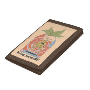 "Bring Earmuffs!" Screaming Mandrake Graphic Trifold Wallet