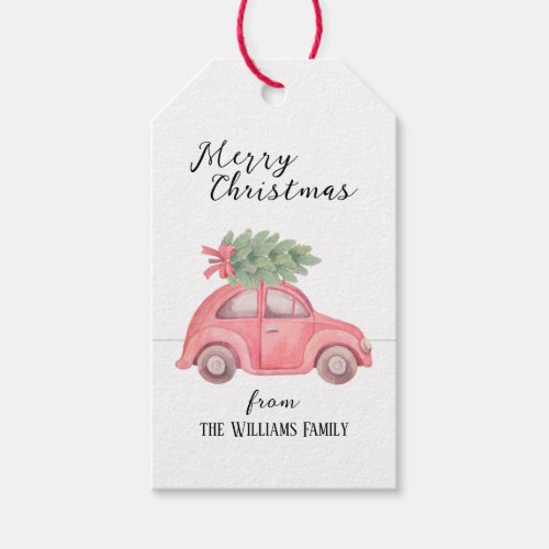 Bring Home the Christmas Tree Custom Gift Tags