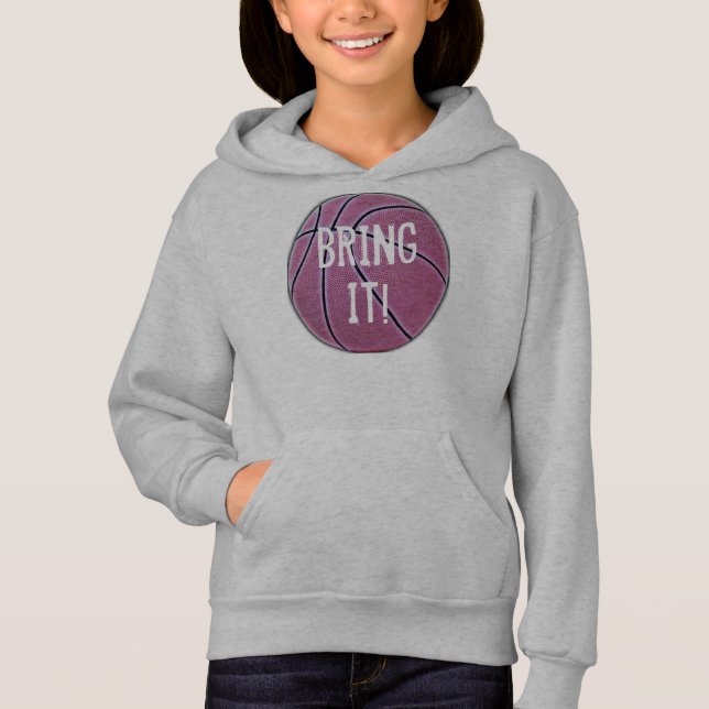 Bring it Girls Basketball Hoodie (Front)