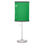 Bring It Hockey Goalie Green Table Lamp (Right)