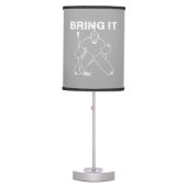 Bring It Hockey Goalie Table Lamp (Front)