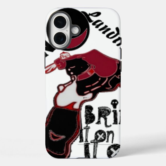 Bring It On – Playful Christmas & Space Mashup Case-Mate iPhone Case (Back)