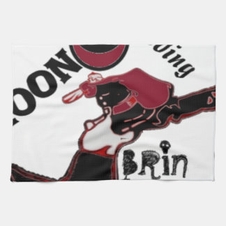 Bring It On – Playful Christmas & Space Mashup Kitchen Towel
