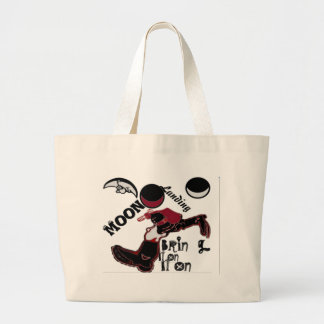 Bring It On – Playful Christmas & Space Mashup Large Tote Bag