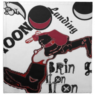 Bring It On – Playful Christmas & Space Mashup Napkin