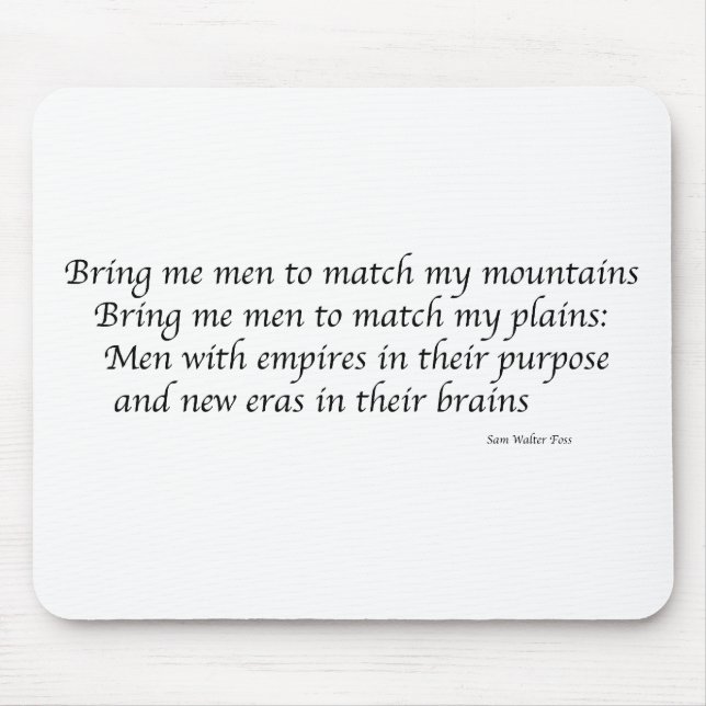 Bring Me Men Mouse Pad (Front)