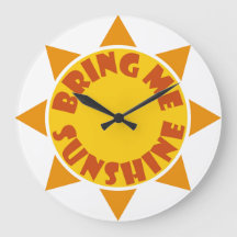 Bring me Sunshine clock
