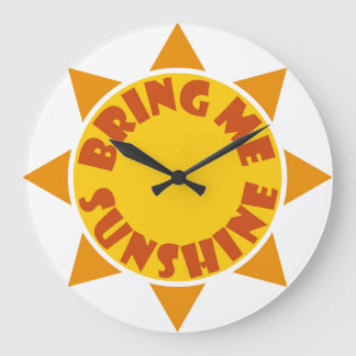 Bring me Sunshine clock