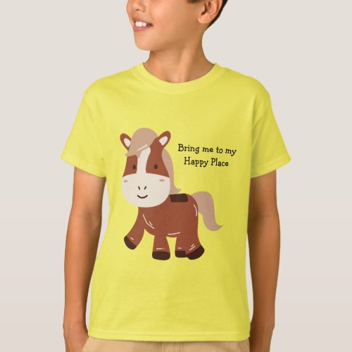 Bring me to my Happy Place Kids T_Shirt