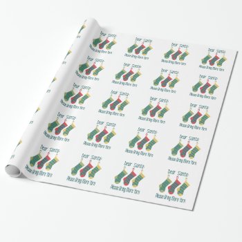 Bring More Yarn Wrapping Paper by HopscotchDesigns at Zazzle