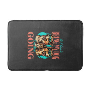 Bring My Dog Retro Dog Lover Bath Mat