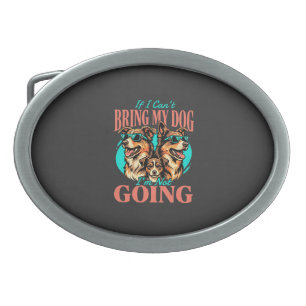 Bring My Dog Retro Dog Lover Belt Buckle