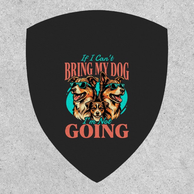 Bring My Dog Retro Dog Lover Patch (Front)