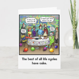 Bring On The Cake Birthday Card