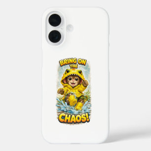Bring on the Chaos iPhone Case Cute Dino
