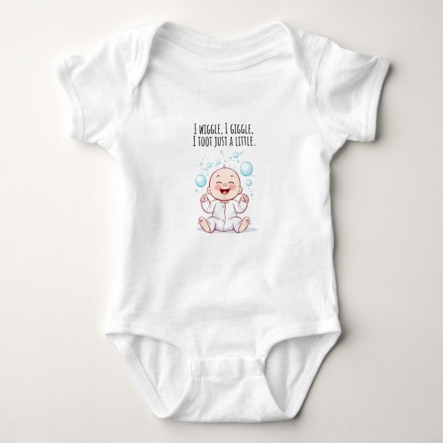 Bring on the giggles baby bodysuit (Front)