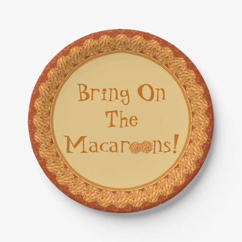 Bring On The Macaroons Melamine Plate