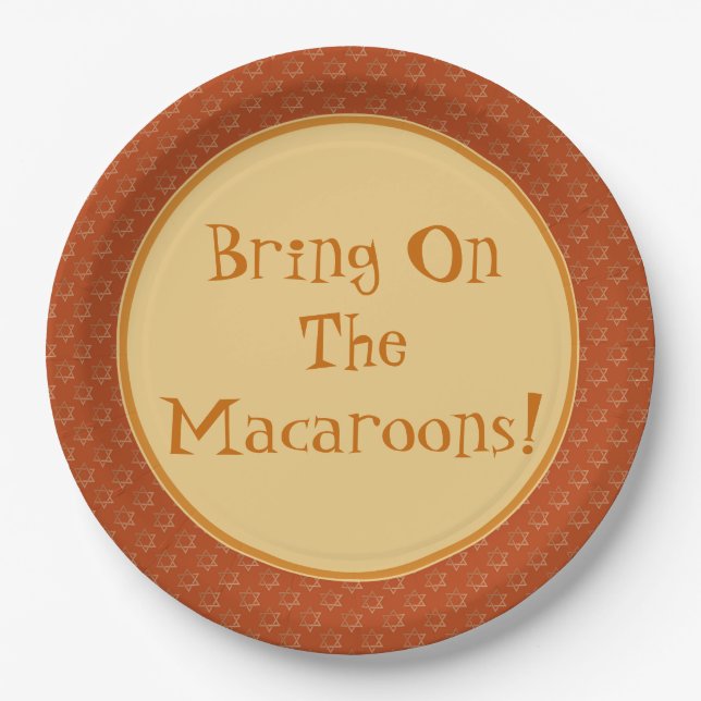 Bring On The Macaroons! Serving Plate (Front)