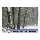 Bring On the Snow Card (Front Horizontal)