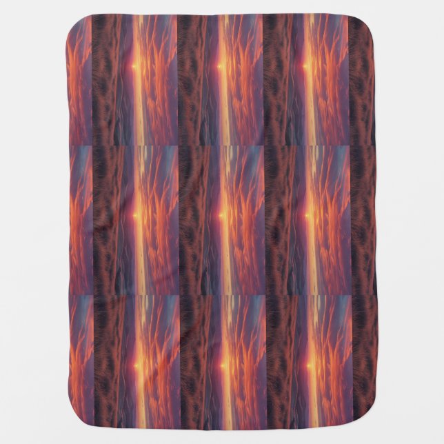 Bring on the sun baby blanket (Front)