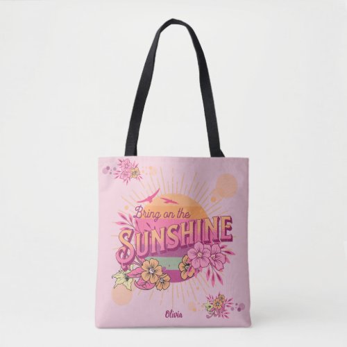 Bring on the Sunshine Graphic Preppy Vintage  Tote Bag