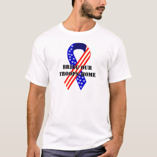 Bring Our Troops Home USA Ribbons T-Shirt