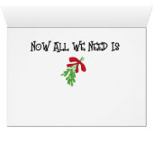 BRING OUT THE MISTLETOE SAYS GNOME (Inside Horizontal (Bottom))