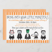 Bring over your monsters - Birthday Invitation (Front/Back)