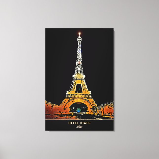 Bring Paris Home: Eiffel Tower Canvas Print (Front)