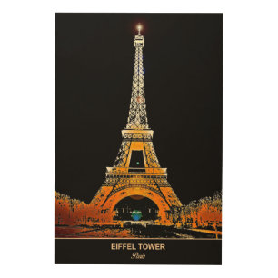 Bring Paris Home: Eiffel Tower Wood Wall Art