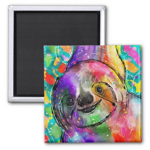 Bring Playful Vibes to Your Space with our Sloth  Magnet