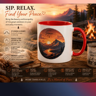 Bring the beauty and tranquility of the great outd mug