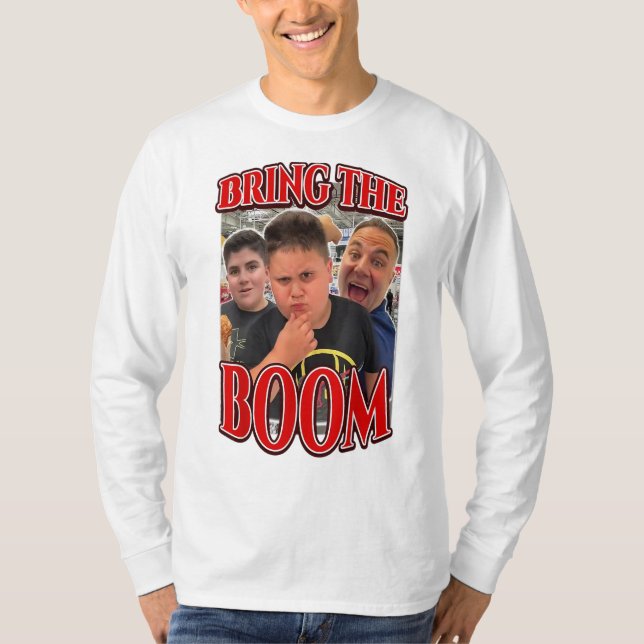 Bring The Boom Rizzler Funny Joke Gifts T-Shirt (Front)