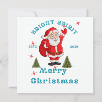 Bring the holiday cheer to life with Santa design Invitation