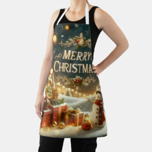 Bring the magic of the holiday season into your ki apron