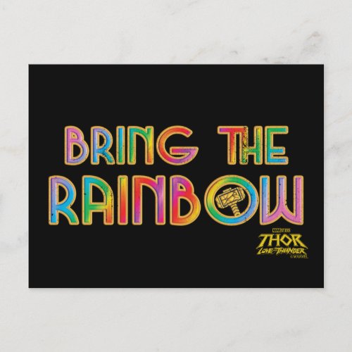 Bring The Rainbow Postcard