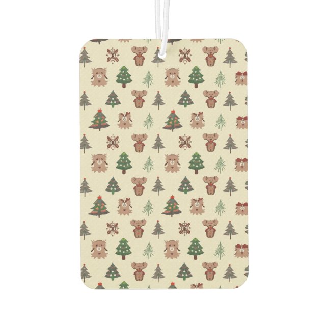 Bring the scent of Christmas (Car Accessories) Air Freshener (Back)