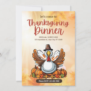 Bring Together Loved Ones with Autumn Warmth Invitation