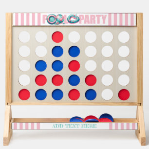 Bring Your Own Pool Party Personalized Pink Fast Four