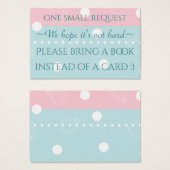 BringABook "Baby PeekABoo" Insert Card/Personalize (Front & Back)
