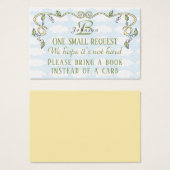 BringABook "Castle/Yellow" Insert Card/Personalize (Front & Back)