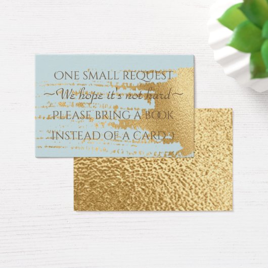 BringABook "Classic GoldB" Insert Card/Personalize (Desk)