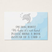 BringABook "Dolphin Blue" Insert Card/Personalize (Front)