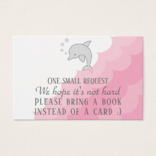 BringABook "Dolphin Pink" Insert Card/Personalize