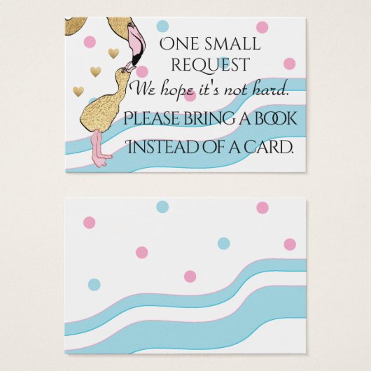 BringABook "Flamingo Mom" Insert Card/Personalize (Front & Back)