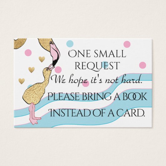 BringABook "Flamingo Mom" Insert Card/Personalize (Front)