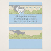 BringABook "Library/Blue" Insert Card/Personalize (Front & Back)